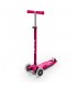 Patinete Rosa Maxi Deluxe Led