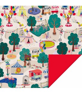 Papel Regalo Circus - Red HOUSE OF PRODUCTS