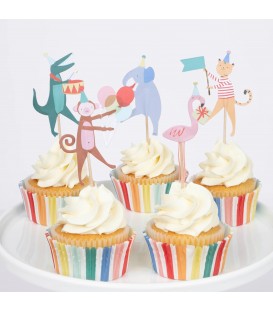 Cupcake Kit Desfile De Animales MERI MERI