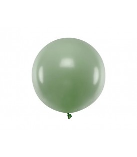 Round balloon 60 cm, Pastel Rosemary Green