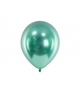 Glossy Balloons 30cm, bottle green