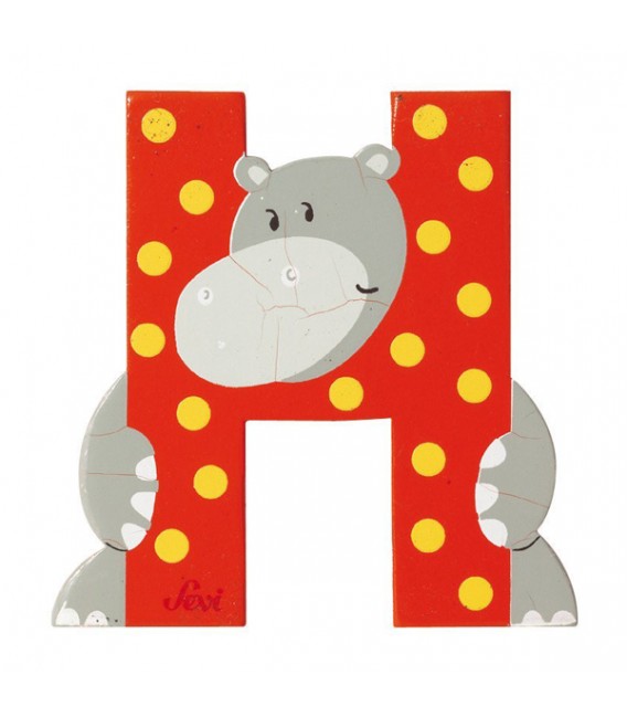 Sevi Letra H Hipopotamo