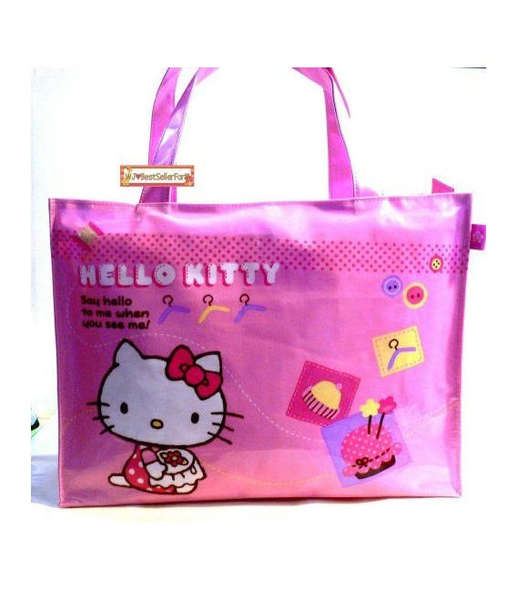 Bolsa Tote Rosa Hello Kitty